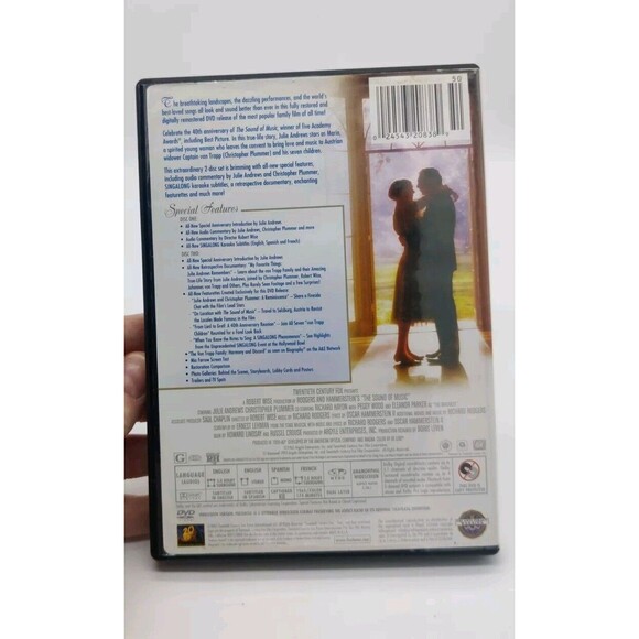 The Sound of Music 2 Disc 40th Anniversary DVD Julie Andrews Christopher Plummer - Picture 2 of 8